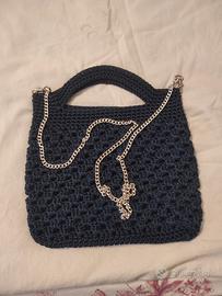 borsa a cordino fatta a mano 