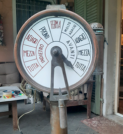 telegrafo di macchina navale in ottone massiccio