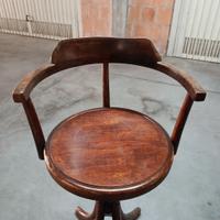 seggiolone da barbiere primi novecento..bambino
