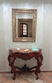 Set da Ingresso – Consolle Intagliata e specchiera