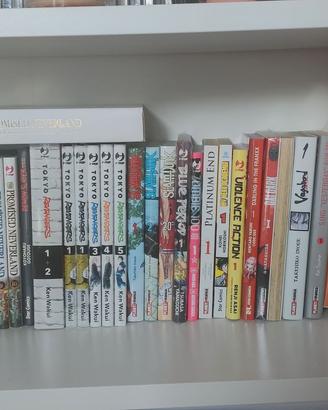 Manga e fumetti vari in blocco