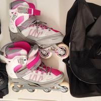 Roller ragazza + accessori