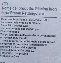 piscina fuori terra