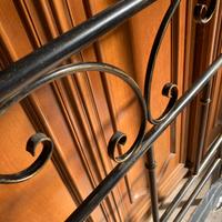 LETTO SINGOLO IN FERRO BATTUTO COME NUOVO