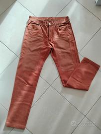 Pantalone uomo marrone terracotta Vintage