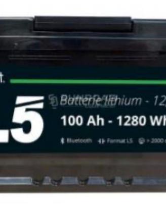 Batteria al litio del marchio Koonekt da 100 Ah