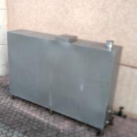 Cisterna per alimenti in acciaio inox 200x127x40