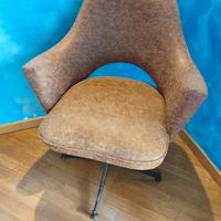 Poltrona girevole anni '60