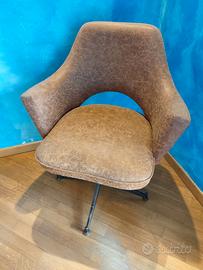 Poltrona girevole anni '60