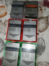 Strumenti musicali card Suoni Korg Roland