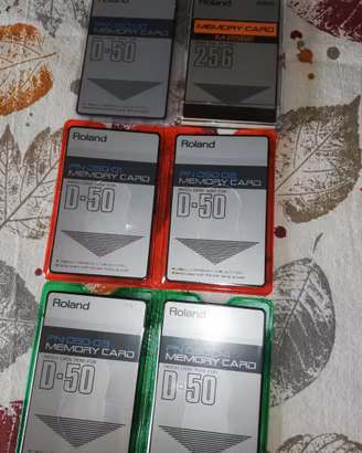 Strumenti musicali card Suoni Korg Roland