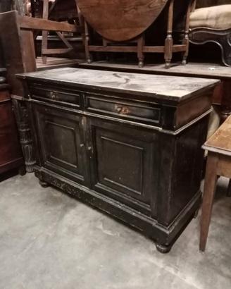 Credenza antica in abete fine Ottocento