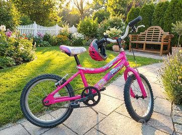 Bicicletta da bambina 16” – Colore rosa – Buone co