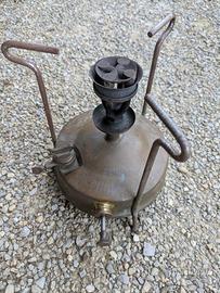 Fornello da campeggio Phoebus anni 50 in ottone