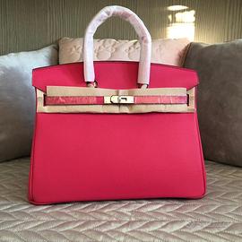 Borsa fuxia modello birkin NUOVA