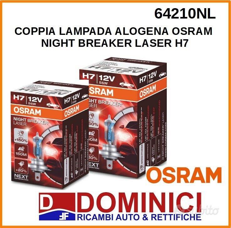 OSRAM - OSRAM COPPIA LAMPADE ALOGENE OSRAM NIGHT BREAKER LASER H7