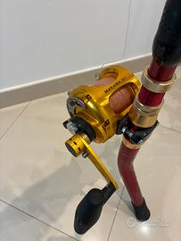 Mulinello Okuma Makaira  20lb e canna Tecnofish