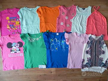 Vestiti estivi bambina 7-8-9 anni