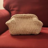 Maya clutch crema