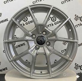 CERCHI IN LEGA PEUGEOT 208 307 308 2008 DA 16"