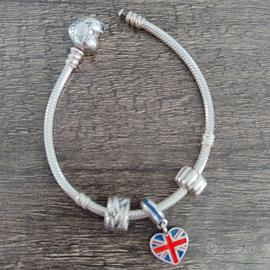 pandora braccialetto  3 accessori small