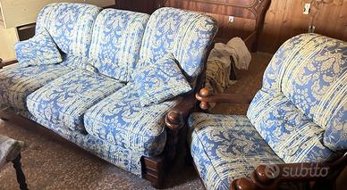 Salotto con divano letto