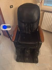 Poltrona massaggiante con due motori