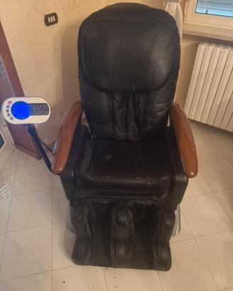 Poltrona massaggiante con due motori