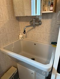Lavabo per lavanderia bianco