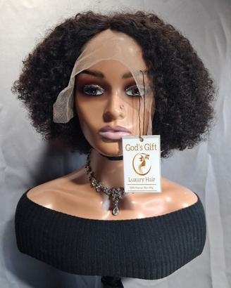 Parrucca naturale T part 13x1  Afro