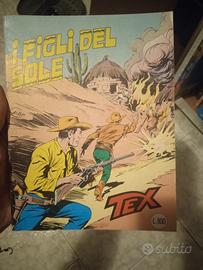 Fumetto Tex 268 ifigli del sole prezzato 800 lire