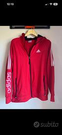 Felpa adidas rossa