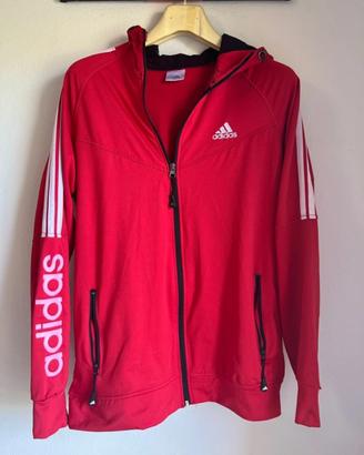 Felpa adidas rossa