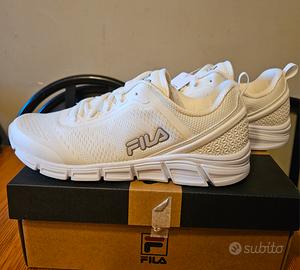 Scarpe Fila Flash Attack bianche nuove - TG 42