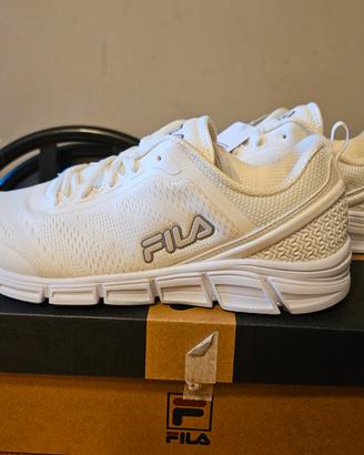 Scarpe Fila Flash Attack bianche nuove - TG 42