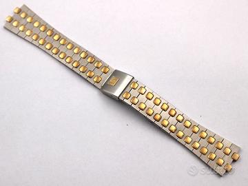 Omega Bracciale Vintage Ref. 1418/070 Acciaio Oro
