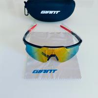 Occhiali Sportivi Giant Nero/Rosso (Nuovi)