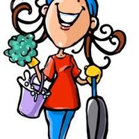 Addetta alle pulizie industriali e civili