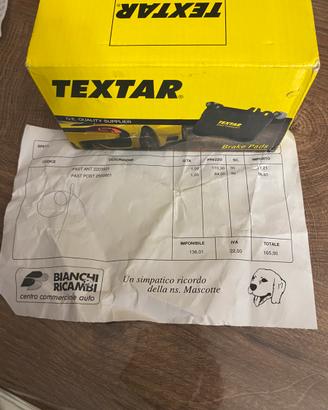 Pastiglie Freno marca Textar posteriori