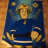 Grande tappeto  bambino pompiere sam 100x130