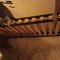 2 Reti a doghe singole 80x190 con piedini