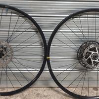 coppia di cerchi 29" perno passante mavic XC 421