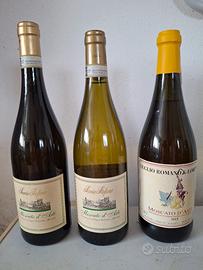 4 moscato d'Asti e 4 spumante dolce 