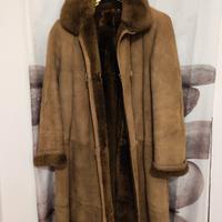 Cappotto montone shearling tg 42