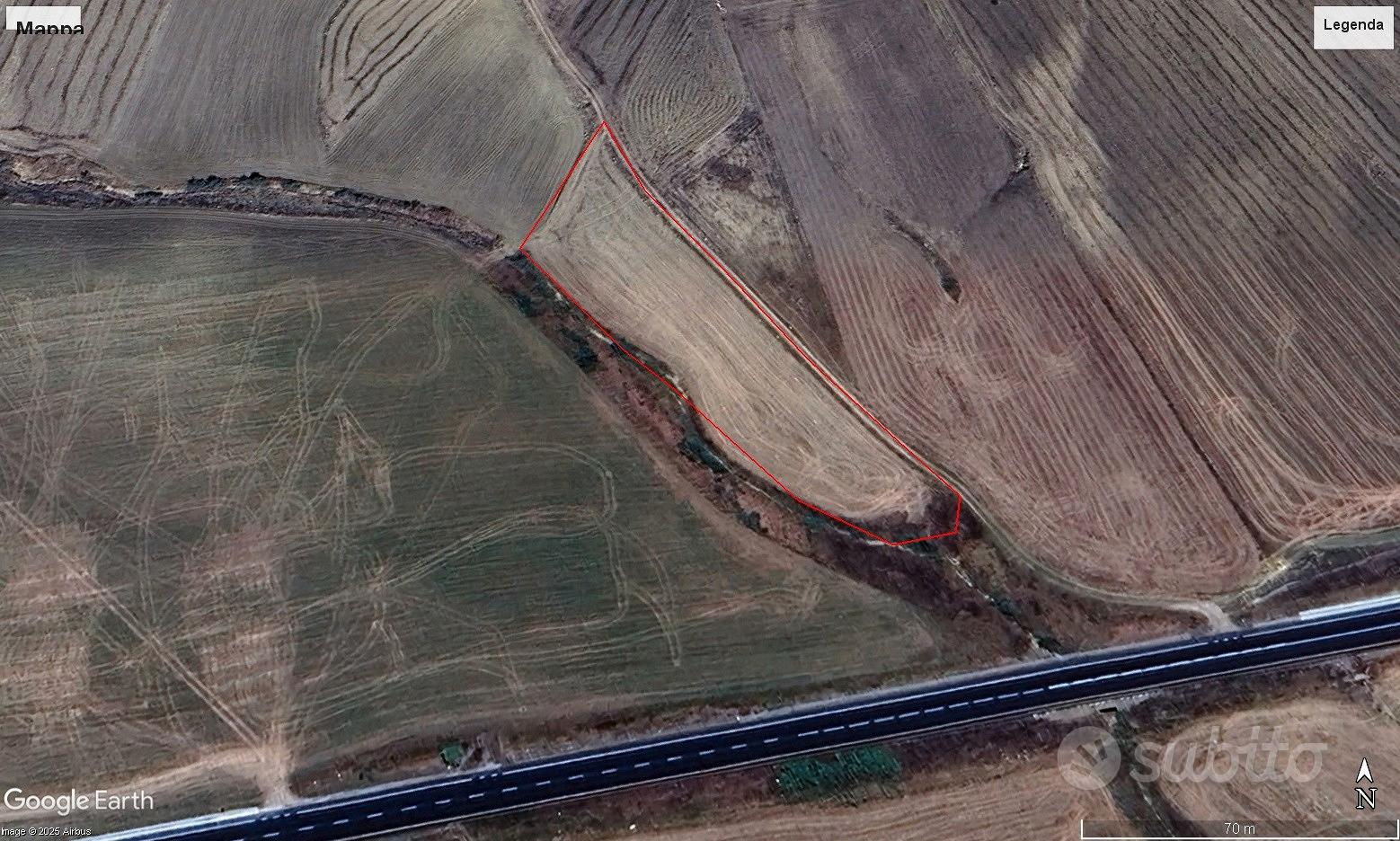 Terreno seminativo adiacente ss417 - Vista 3