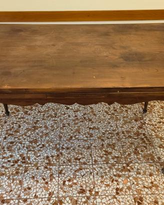 tavolo allungabile in legno stile rustico 