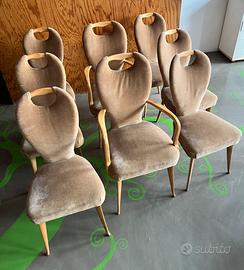 sedie anni 60 borsani