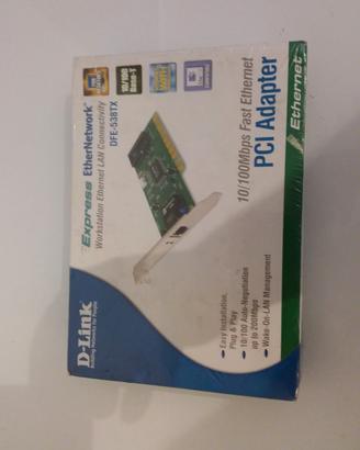 Scheda di rete PCI D-Link DFE-538TX  SIGILLATA