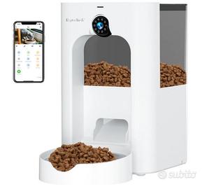 Distributore Automatico Cibo Gatti con Telecamera