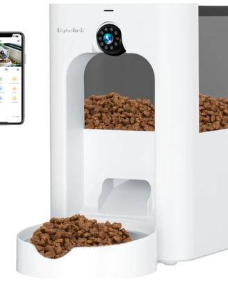Distributore Automatico Cibo Gatti con Telecamera